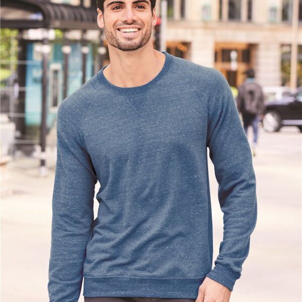 Snow Heather French Terry Crewneck Sweatshirt Thumbnail
